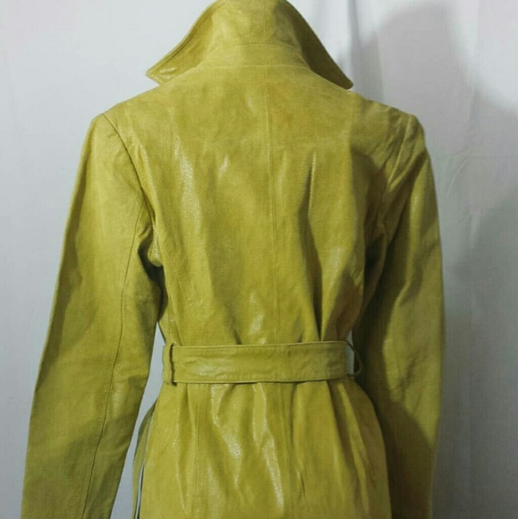 Kenar Micro-Leather Scales Coat-Size 4 - Picture 6 of 8